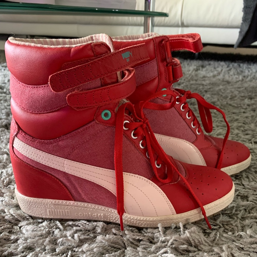 Puma Hidden Heel High Top Sneakers